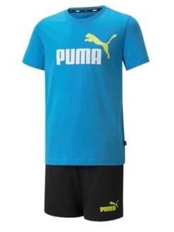 Set Puma Short Jersey AzulNegro